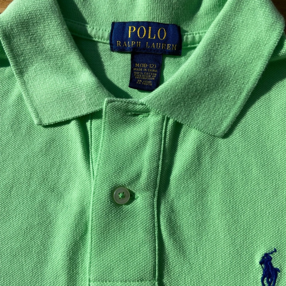 Lime Green Polo Ralph Lauren for boys